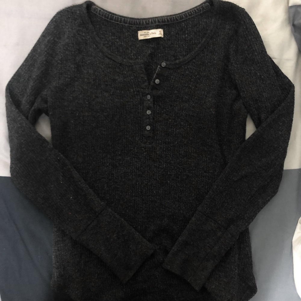 Abercrombie & Fitch Thick Henley Top